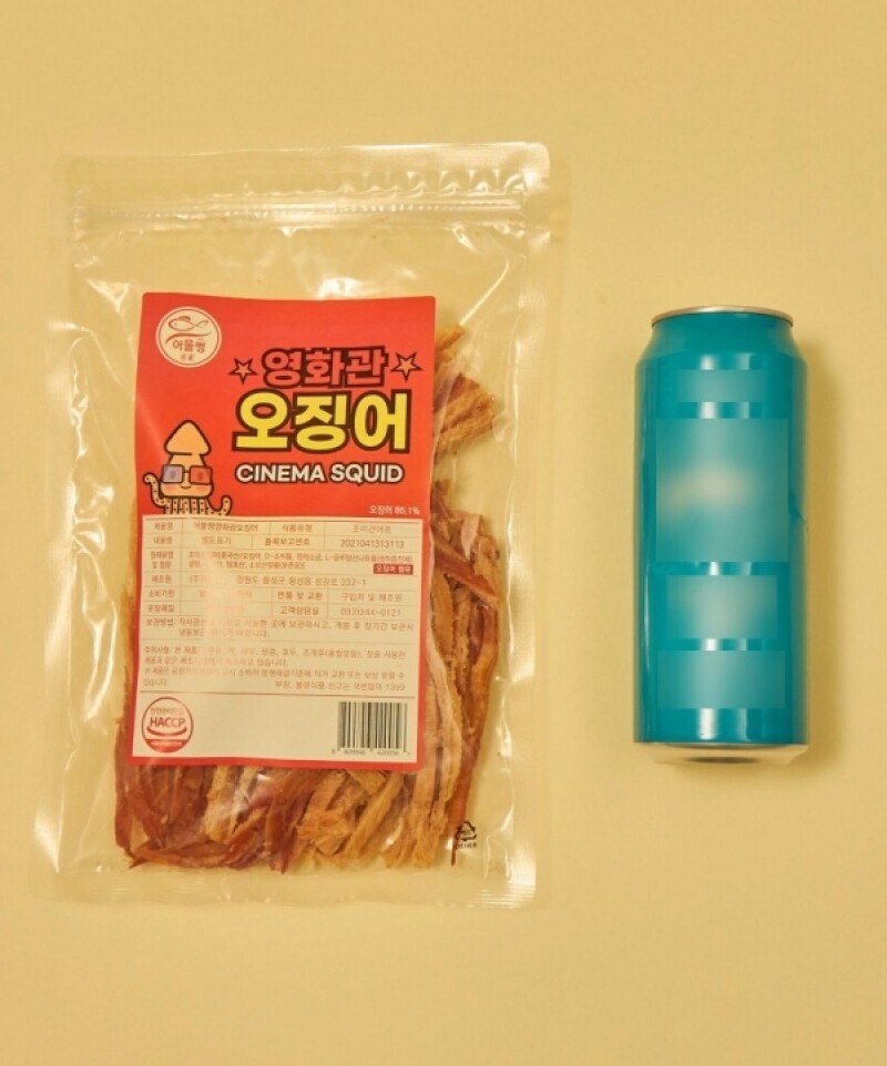 어물쩡건어마켓,어물쩡 영화관 오징어 250g