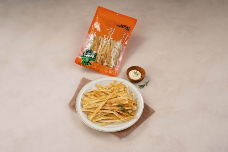 건어물, 오다리, 니이들오징어, BBQ오징어스틱, 오징어스틱, 영화관오징어, 오다리망족, 오다리장족, 오징어, 오징어간식, 간식, 영화관간식, 맥주안주, 안주, 어물쩡, 주식회사모드니, 모드니, 어물쩡, 모드니어물쩡 